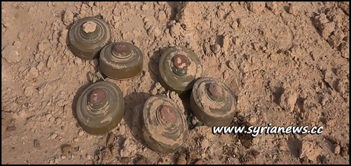 US-Sponsored Terrorists Plant Land Mines and IED in Syria
