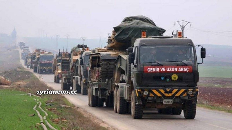 Erdogan sends more Turkish troops into Idlib northwest of Syria