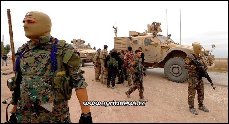US Military - Kurdish Separatist SDF Militia Illegal Cooperation Northeast of Syria