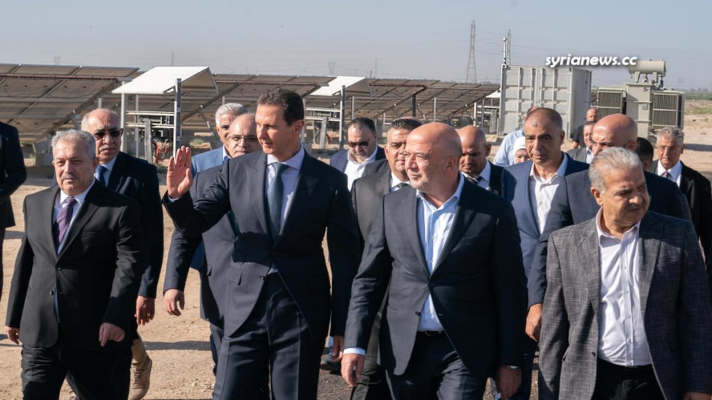Syria Rebuilding: Assad Inaugurates New Solar Energy Plant near Damascus