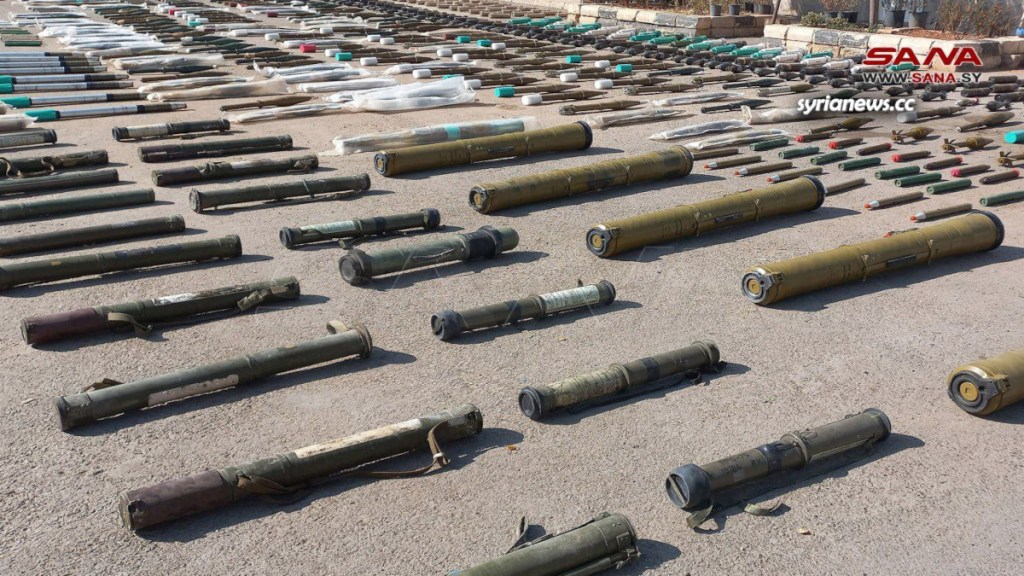 US and Israeli Weapons Seized from an ISIS Group in Southern Syria